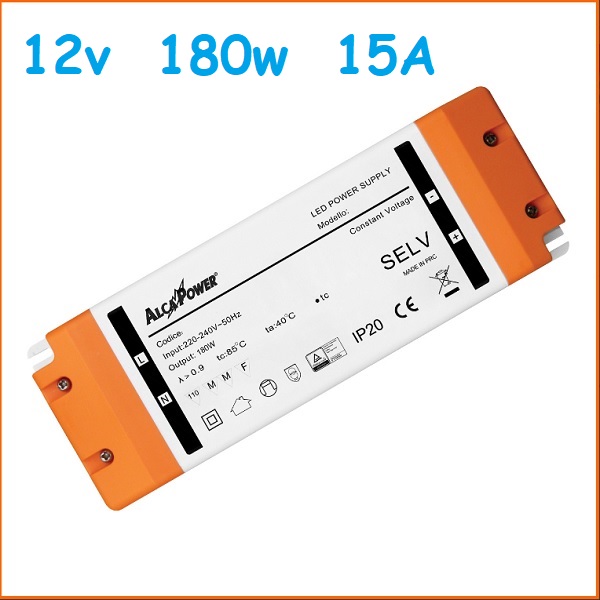 Led Driver Slim 12v 180w 15A